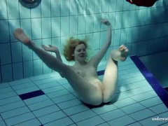 CrocoList presents: Blonde goes for a swim and strips