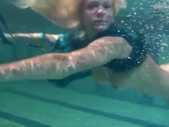 CrocoList presents: Blonde is a great swimmer with nice tits