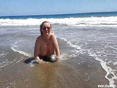 CrocoList presents: The beach whore for everyone on gran canaria uncut