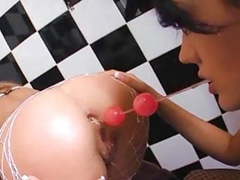 CrocoList presents: Kinky anal fun in bathroom-l1390-