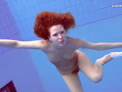 CrocoList presents: Matrosova hot ginger pussy in the pool