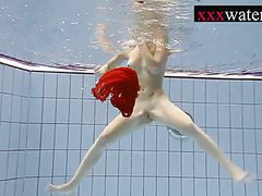 CrocoList presents: Sexy hot girl swimming in the pool
