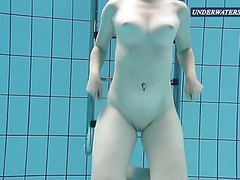 CrocoList presents: Bouncing tits in a blue dress