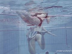 CrocoList presents: Roxalana chech in scuba diving in the pool