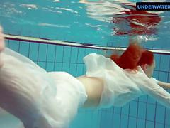CrocoList presents: Redhead diana hot and horny in a white dress
