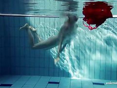 CrocoList presents: Hot blonde lucie french teen in the pool