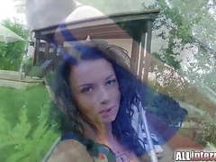 CrocoList presents: Allinternal anal creampie for hot brunette who loves a rough