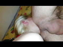 CrocoList presents: Bbw blondie gives a deep ass licking rimjob