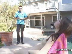 CrocoList presents: Sunbathing teen fucked by not step dad