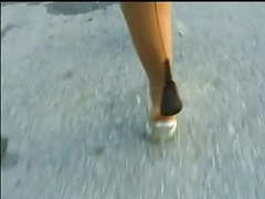 CrocoList presents: Nylon & high heel teasing