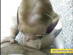 CrocoList presents: Mature blonde sucking dick for a car repair