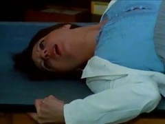 CrocoList presents: Teacher in a beautiful pleated skirt is fucked on a table