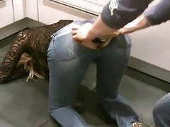 CrocoList presents: Anal champagne bottle insertion