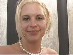 CrocoList presents: Blonde beauty comes hard on sybian.