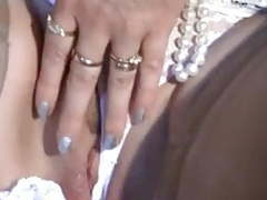 CrocoList presents: Mature mom upskirt, flashing, fingering smooth shaved pussy