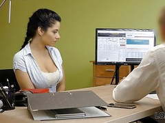 CrocoList presents: Loan4k. agent cant resist in front of beautiful teen body