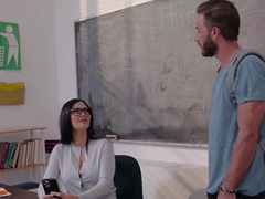 CrocoList presents: Kinky math tutor jasmine jae loves giving head and having sex