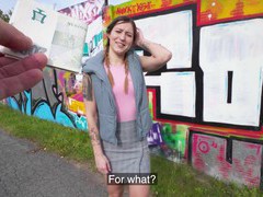CrocoList presents: Hardcore fucking outdoors with small tits stranger mina k. hd