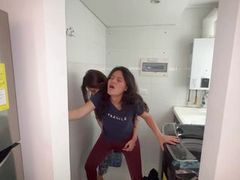 CrocoList presents: My girlfriend discovers me being unfaithful in a hot call while we have her cousin in the guest room