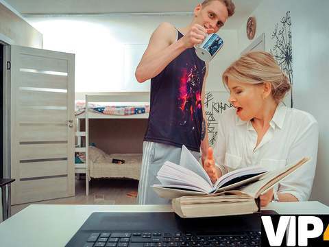 CrocoList presents: Tutor4k. dude uses dirty ideas and finally fucks sexy literature teacher