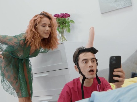 CrocoList presents: Redhead veronica leal moans while being penetrated by her man
