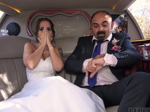 CrocoList presents: Busty bride jennifer mendez gets ass fucked in back of the limo