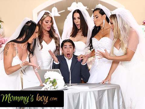CrocoList presents: Mommy's boy - furious milf brides reverse gangbang hung wedding planner for wedding planning mistake