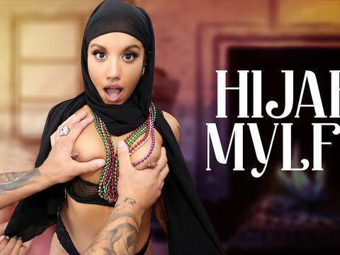 CrocoList presents: Hijab stepmom is not too wild, so showing stepson forbidden parts of her body feels crazy taboo