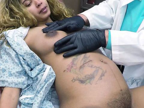 CrocoList presents: Dayanara's pregnant exam with a naughty doctor
