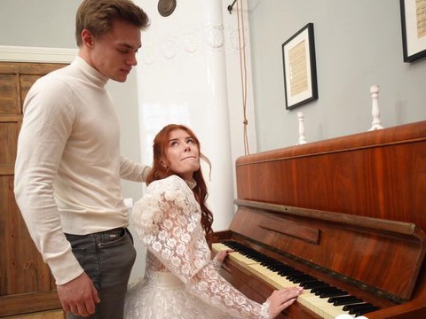 CrocoList presents: Redhead pianist goes nuts for my hard dick after practice