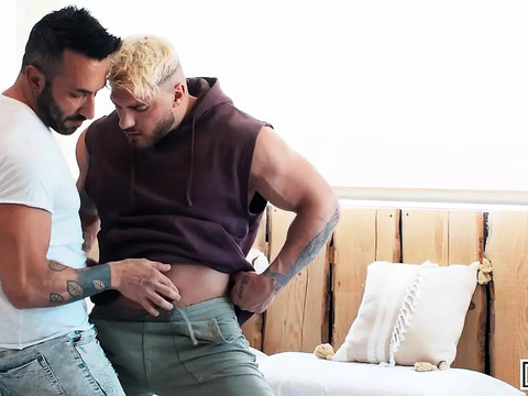 CrocoList presents: Men - eager johnny viper gets a mouthful of cum after william seed fucks his ass in doggystyle