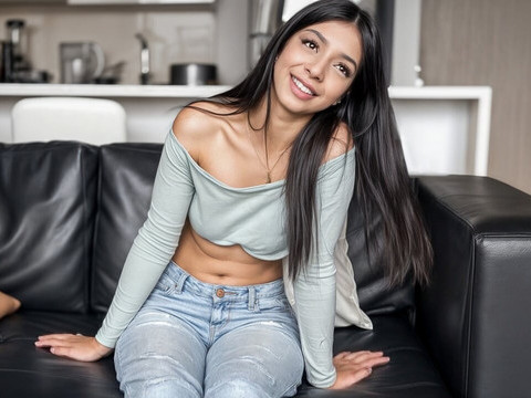 CrocoList presents: Cute tiny teen latina tight pussy banged hard at amateur casting