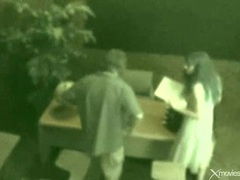 CrocoList presents: Slut opens legs on desk and takes cock in cunt