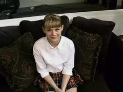 CrocoList presents: Adorable schoolgirl gives head before sex