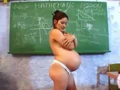 CrocoList presents: Pregnant teacher masturbates in classroom