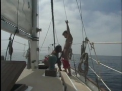 CrocoList presents: Interracial on a boat with a beautiful black girl