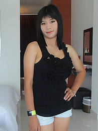 CrocoList presents: Stunning Thai babe with big puffy tits gets a creampie surprise