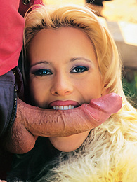 CrocoList presents: Blonde Cora Works Hard With Mouth and Ass to Get a Facial