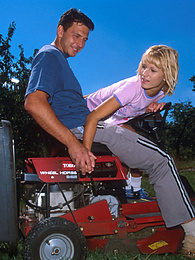 CrocoList presents: Naughty teen gets fucked in the garden