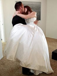 CrocoList presents: Bride with big fake tits Veronica Vain gets her trimmed pussy nailed deep