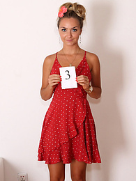 CrocoList presents: Brilliant czech cutie Victoria Puppy removes all clothes during a solo shoot